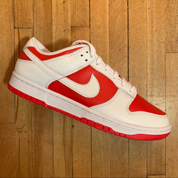 nike dunk low retro championship red